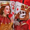 Skull King And Queen Cards Diamond Painting