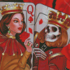 Skull King And Queen Cards Diamond Painting