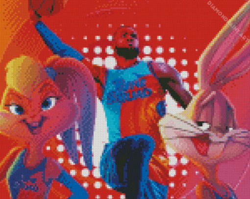 Space Jam Animation Diamond Painting