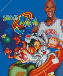 Space Jam Poster Diamond Painting