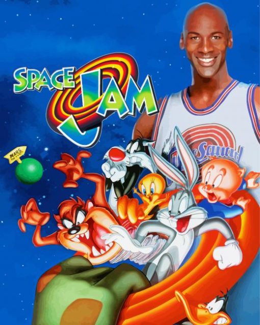 Space Jam Poster Diamond Painting