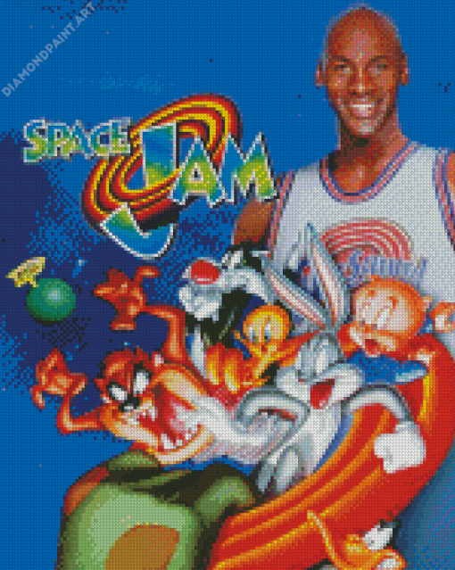 Space Jam Poster Diamond Painting