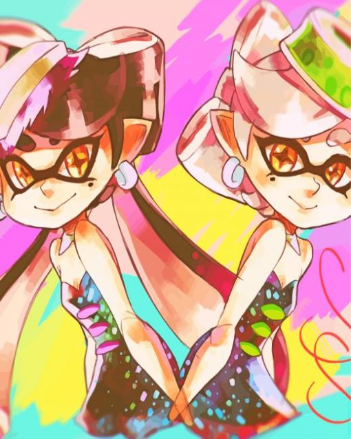 Squid Sisters Art Diamond Painting