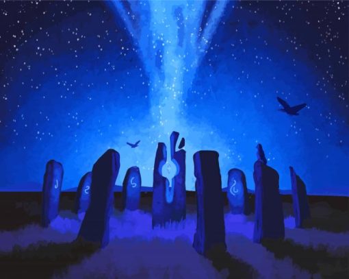 Stone Circle Magic Diamond Painting