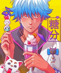 Sweet Gintoki Sakata Diamond Painting