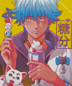 Sweet Gintoki Sakata Diamond Painting