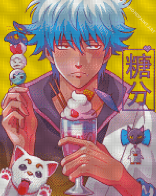 Sweet Gintoki Sakata Diamond Painting