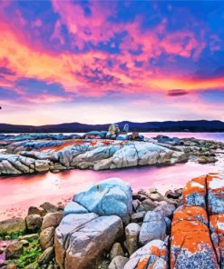 Tasmania At Sunset Diamond Paintings