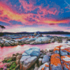 Tasmania At Sunset Diamond Paintings