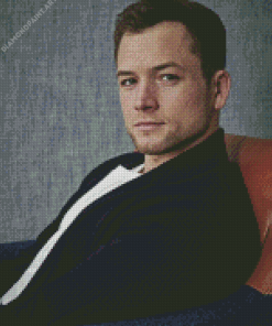 The Actor Taron Egerton Diamond Painting