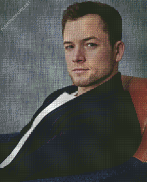 The Actor Taron Egerton Diamond Painting