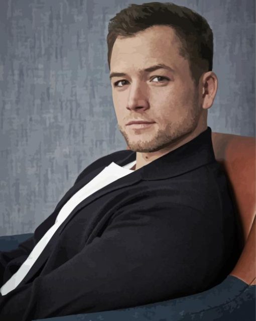 The Actor Taron Egerton Diamond Painting