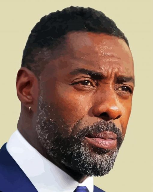 The Actor Idris Elba Diamond Painting