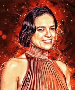 The Actress Michelle Rodriguez Diamond Painting