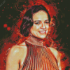 The Actress Michelle Rodriguez Diamond Painting