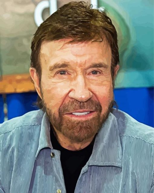 The Artist Chuck Norris Diamond Painting