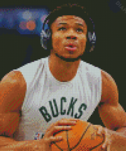 The Basketball Player Giannis Diamond Paintings