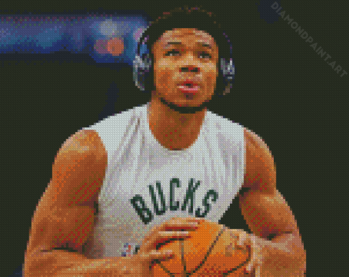 The Basketball Player Giannis Diamond Paintings