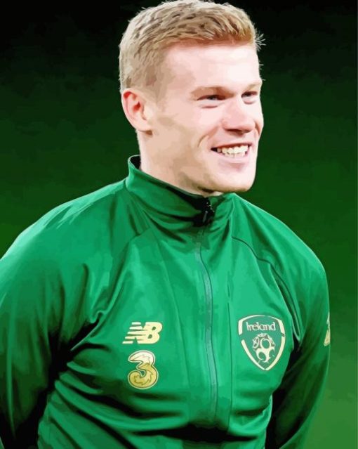 The Footballer James McClean Diamond Painting