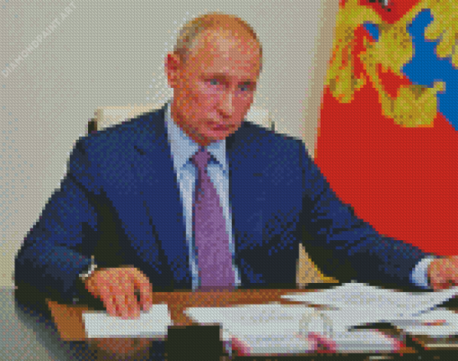 The Russian President Vladimir Putin Diamond Painting