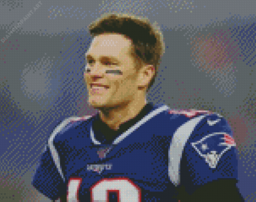 Tom Brady Diamond Painting