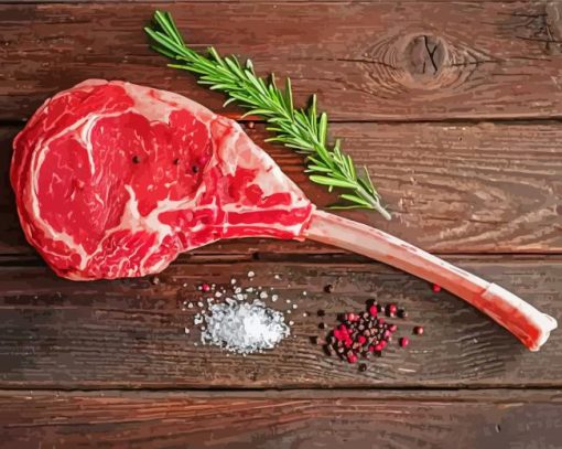 Tomahawk Steak Diamond Painting