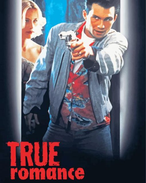 True Romance Movie Poster Diamond Painting