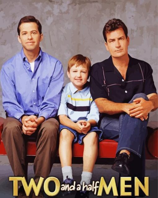 Two And Half Men Diamond Painting