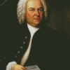 Vintage Johann Sebastian Bach Diamond Painting