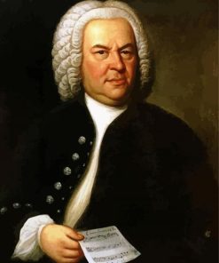 Vintage Johann Sebastian Bach Diamond Painting