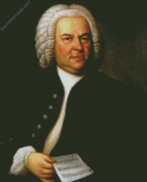 Vintage Johann Sebastian Bach Diamond Painting