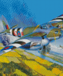 War De Havilland Mosquito Diamond Painting