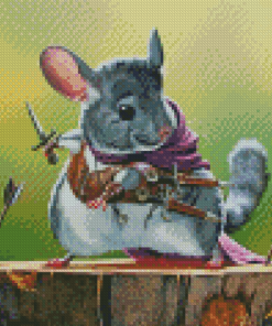 Warrior Chinchilla Diamond Painting