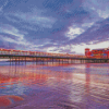 Weston Super Mare Pier Sunset Diamond Painting