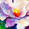 White Flower Simon Bull Diamond Painting