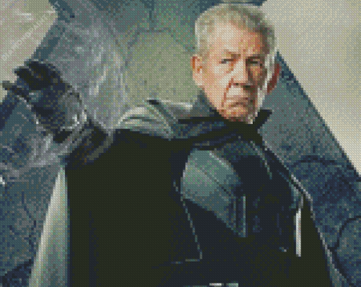 X Men Ian Mckellen Magneto Diamond Painting