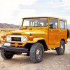 Yellow Toyota Landcruiser Diamond Painting