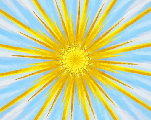 Abstract Sun Diamond Painting