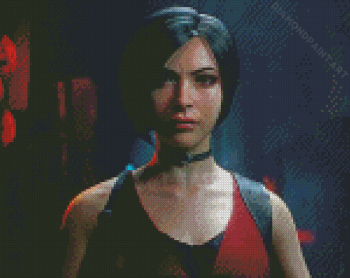 Ada Wong Game Character Diamond Painting