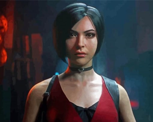 Ada Wong Game Character Diamond Painting