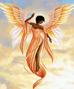 Aesthetic African Angel Diamond Painting