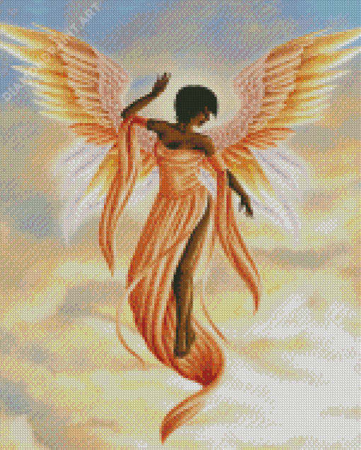 Aesthetic African Angel Diamond Painting