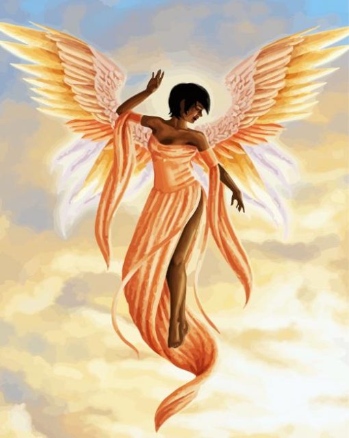 Aesthetic African Angel Diamond Painting