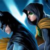 Aesthetic Batman And Robin Art Diamond Painting