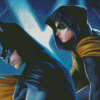 Aesthetic Batman And Robin Art Diamond Painting