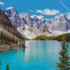 Aesthetic Mount Moraine Lake Art Diamond Painting