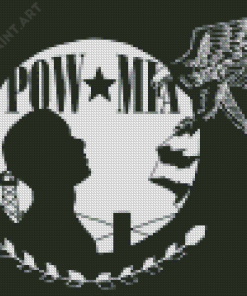 Aesthetic Pow Mia Diamond Painting