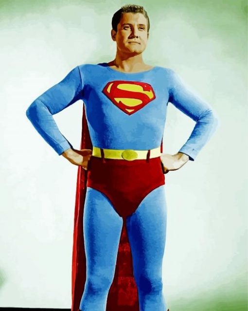 American Actor George Reeves Diamond Painting