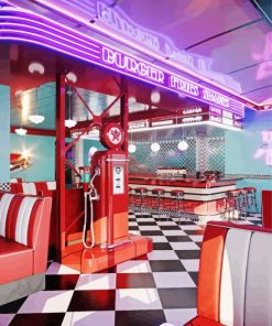 American Diner Diamond Painting