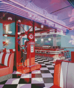 American Diner Diamond Painting